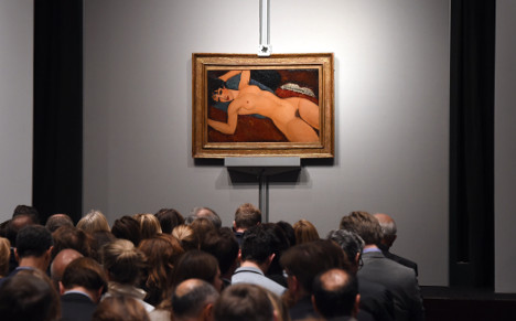 Amedeo Modigliani, Nu couché, 1917-18